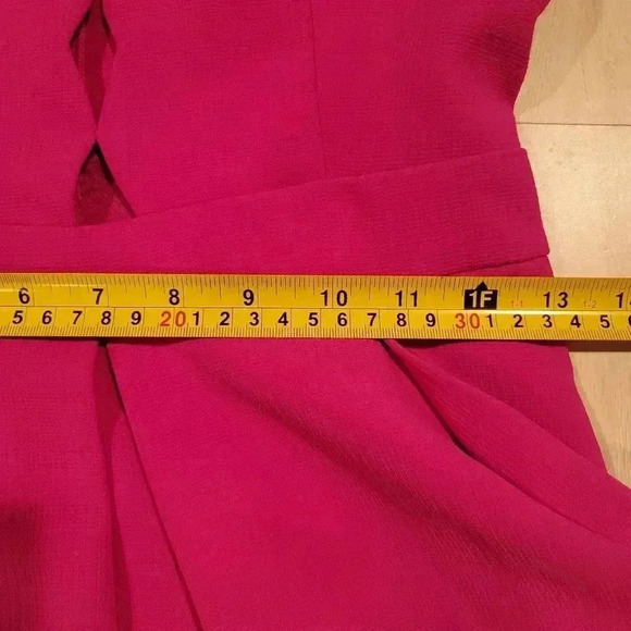 Adeyln Rae Serena Fit and Flare Scallop Dress Fuchsia Size XS EUC. - Picture 13 of 13